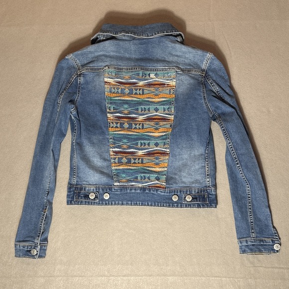 LuLaRoe Jackets & Blazers - Women's Western Jacket Lula Roe Blue Denim Size XS Western Cowgirl Rodeo